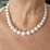 Freshwater Pearl 12-15mm Sterling Silver 45cm  knotted necklace 