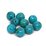 Turquoise natural polished round 12mm EACH BEAD