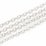Brass Platinum Plated Chain Cable 2.5x2.1mm Per 50cm