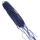 A Tassel Lapis Polished 2mm 80mm 15 lines S.Silver ring-beads incl pearls-Beadthemup
