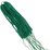 A Tassel Green Onyx Polished 2mm 80mm 15 lines S.Silver ring