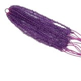 A Tassel Amethyst Polished 2mm 80mm 15 lines S.Silver ring-beads incl pearls-Beadthemup