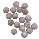 Kunzite polished Round 10mm EACH BEAD-beads incl pearls-Beadthemup