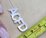 Mother of Pearl Shell alphabet  Letters A-Z 10mm