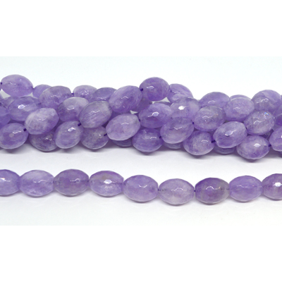 Amethyst Lavender Faceted Oval 12x16mm Strand 25 beads