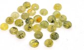 Prehnite Faceted Rondel 8x4mm str EACH BEAD-beads incl pearls-Beadthemup