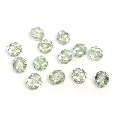 Green Amethyst Faceted star cut 12mm EACH BEAD