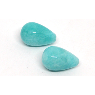 Amazonite (Peru) 10x15mm Polished Briole PAIR