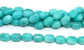 Amazonite Peru Polished Barrel 12x16mm Strand 25 beads-beads incl pearls-Beadthemup