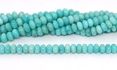 Amazonite Peru Polished Rondel 7-7.5x5mm Strand 87 beads-beads incl pearls-Beadthemup