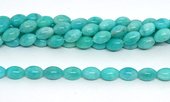 Amazonite Peru Polished Olive 8x12mm Strand 33 beads-beads incl pearls-Beadthemup