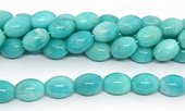 Amazonite Peru Polished Olive 12x16mm Strand 26 beads-beads incl pearls-Beadthemup