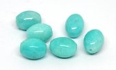 Amazonite Peru Polished Olive 12x16mm EACH BEAD-beads incl pearls-Beadthemup