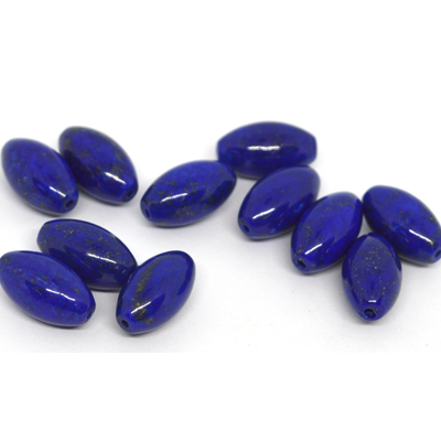 Lapis polished Olive 14x8mm EACH Bead