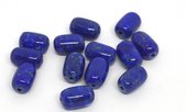 Lapis polished Barrel 8x12mm EACH Bead-beads incl pearls-Beadthemup