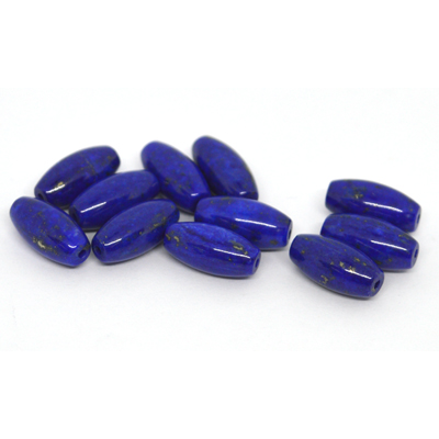 Lapis polished Olive 12x68mm EACH Bead