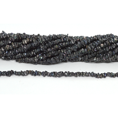 Freshwater Pearl Peacock Keshi 3-4mm strand 190 beads