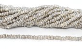 Freshwater Pearl Grey Keshi 4-5mm strand 85 beads-beads incl pearls-Beadthemup