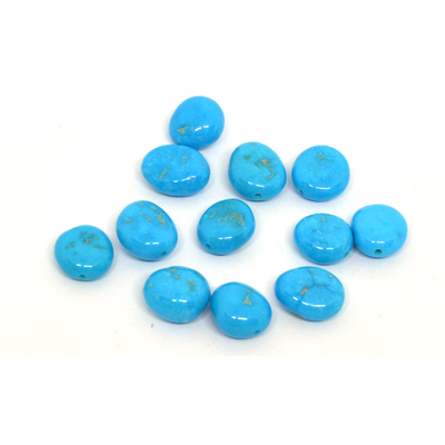 Sleeping Beauty Turquoise nugget approx 10mm EACH BEAD