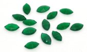 Green Onyx Faceted Marquise 12x7mm EACH BEAD-beads incl pearls-Beadthemup