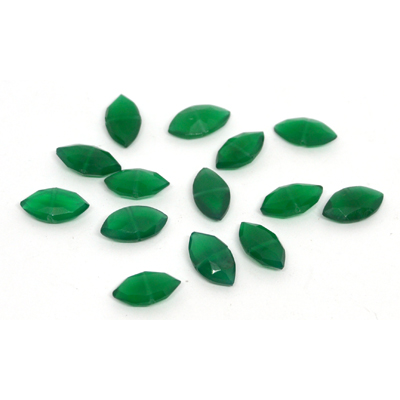 Green Onyx Faceted Marquise 12x7mm EACH BEAD