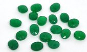 Green Onyx Faceted side drill oval  9x6mm EACH BEAD-beads incl pearls-Beadthemup
