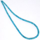Turquoise arazonia Faceted Rondel 4x2-5.8x3mm aprrox 140 beads-beads incl pearls-Beadthemup
