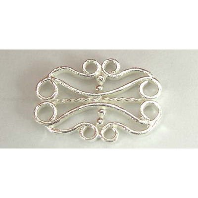 LAST ONES Sterling Silver Connecter 10x15mm 2 pack