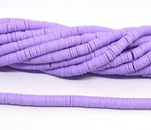 Polymer Clay Lt Lavender 6mm Heshi Bead str 40cm Approx 300 plus-beads incl pearls-Beadthemup