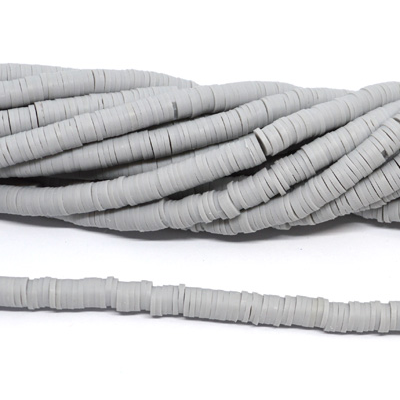 Polymer Clay Dk Grey 6mm Heshi Bead str 40cm Approx 300 plus