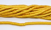 Polymer Clay Metalic Gold 6mm Heshi Bead str 40cm Approx 300 plus-beads incl pearls-Beadthemup