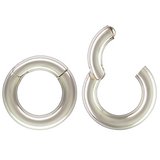 Sterling Silver Clasp Ring Opening 17mm outside Dia-findings-Beadthemup