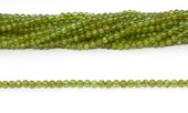 Peridot Polished Round 4.7mm strand 85 beads-beads incl pearls-Beadthemup
