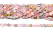Beryl polished nugget approx 6x8mm strand approx 45 beads-beads incl pearls-Beadthemup