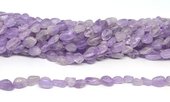 Lavender Amethyst polished nugget approx 6x8mm strand approx 50 beads-beads incl pearls-Beadthemup