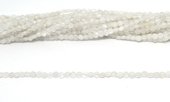 Moonstone faceted Coin 4mm strand 100 beads-beads incl pearls-Beadthemup