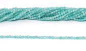 Amazonite A faceted Coin 4mm strand 100 beads-beads incl pearls-Beadthemup