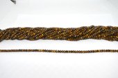 Tiger Eye faceted Rondel  3x5mm strand 103 beads-beads incl pearls-Beadthemup
