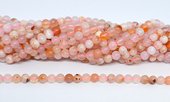Cherry Blossom Agate Madagascar polished Round 5.8-6mm strand 71 beads-beads incl pearls-Beadthemup