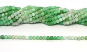 Chrysophase Faceted 4.5mm Cube strand 85 beads-beads incl pearls-Beadthemup