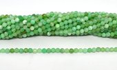 Chrysophase Faceted 3mm round strand 114  beads-beads incl pearls-Beadthemup