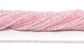 Pink Cat Eye Faceted 3mm round strand 120 beads-beads incl pearls-Beadthemup