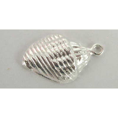 Sterling Silver Pendant Seashell 18mm