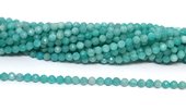 Amazonite Peruvian AB Faceted 5mm round strand 70 beads-beads incl pearls-Beadthemup
