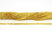 Yellow Opal shaded Faceted 4mm round strand 96 beads-beads incl pearls-Beadthemup