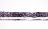 Lilac Jasper shaded Faceted 3mm round strand 124 beads-beads incl pearls-Beadthemup