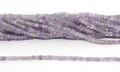 Lavender Amethyst Faceted 2mm Cube strand 178 beads-beads incl pearls-Beadthemup
