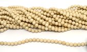 River Stone Polished 6mm round 58 beads-beads incl pearls-Beadthemup