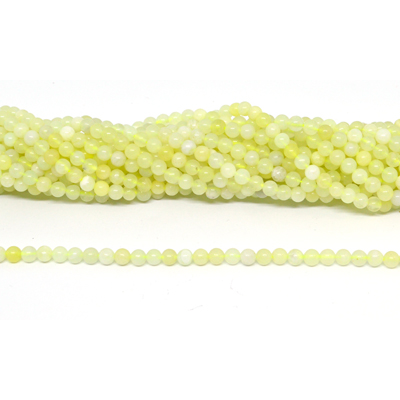 Mountain Jade Polished 4mm round 80 beads