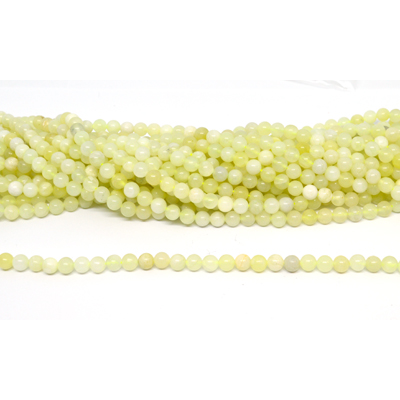 Mountain Jade Polished 6mm round 58 beads